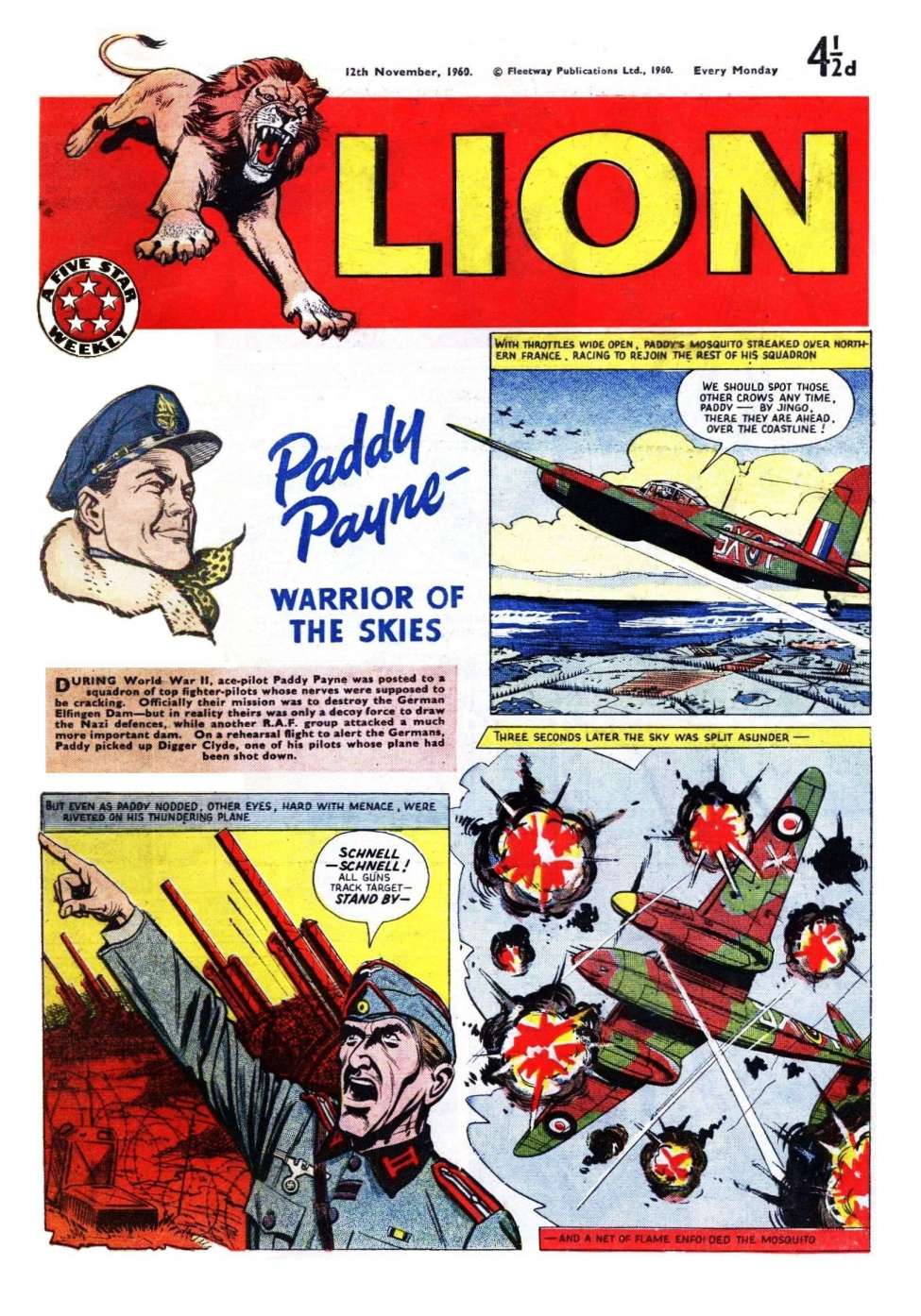 Comic Book Cover For Lion 449