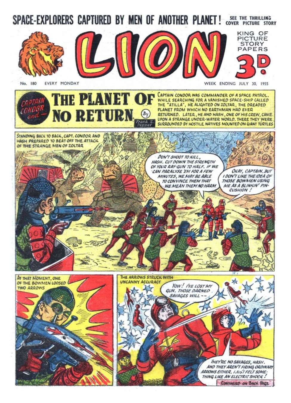 Comic Book Cover For Lion 180