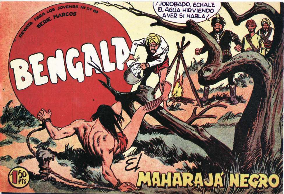 Comic Book Cover For Bengala 38 - El Maharaja Negro