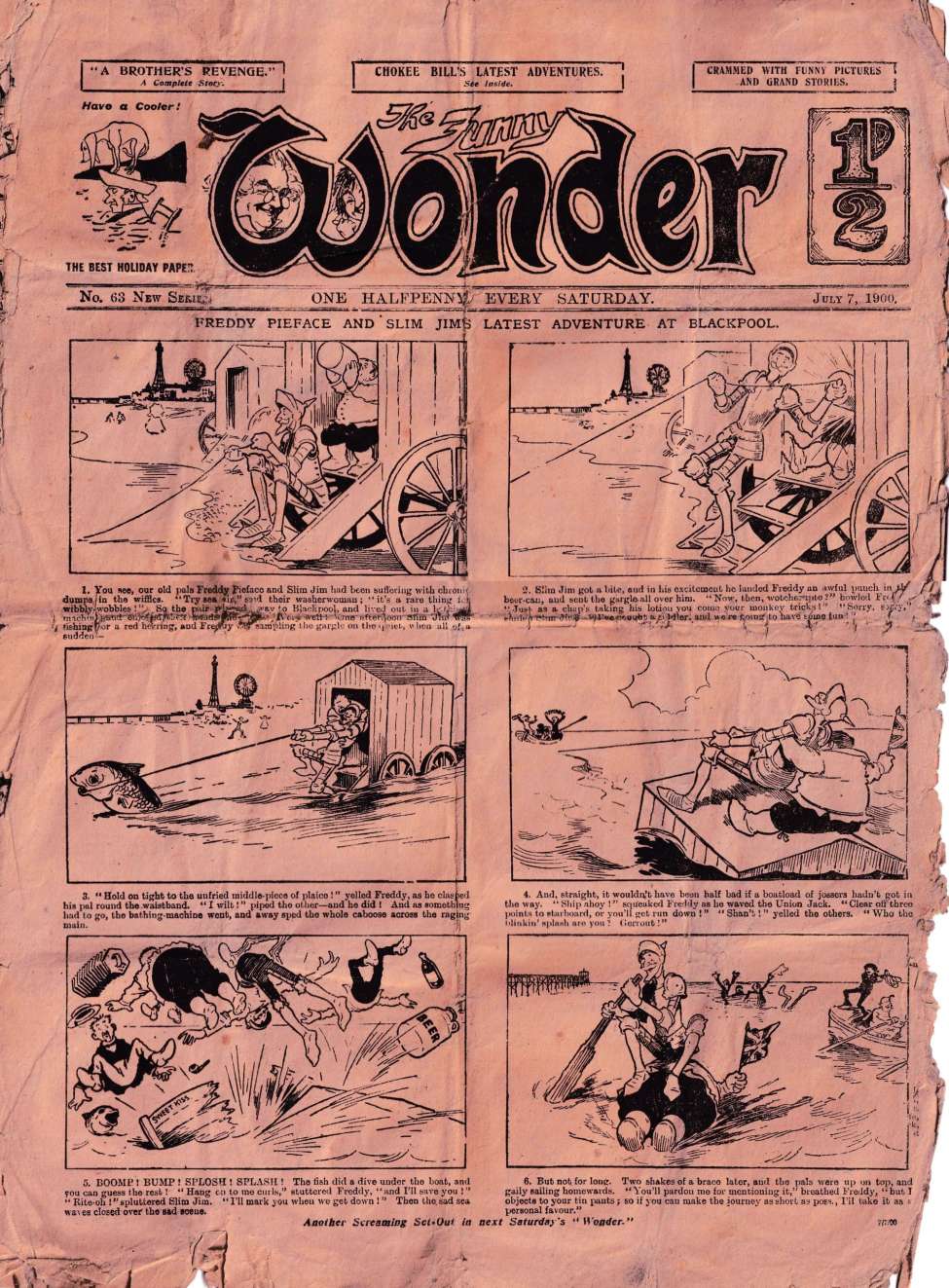 Book Cover For The Funny Wonder 63