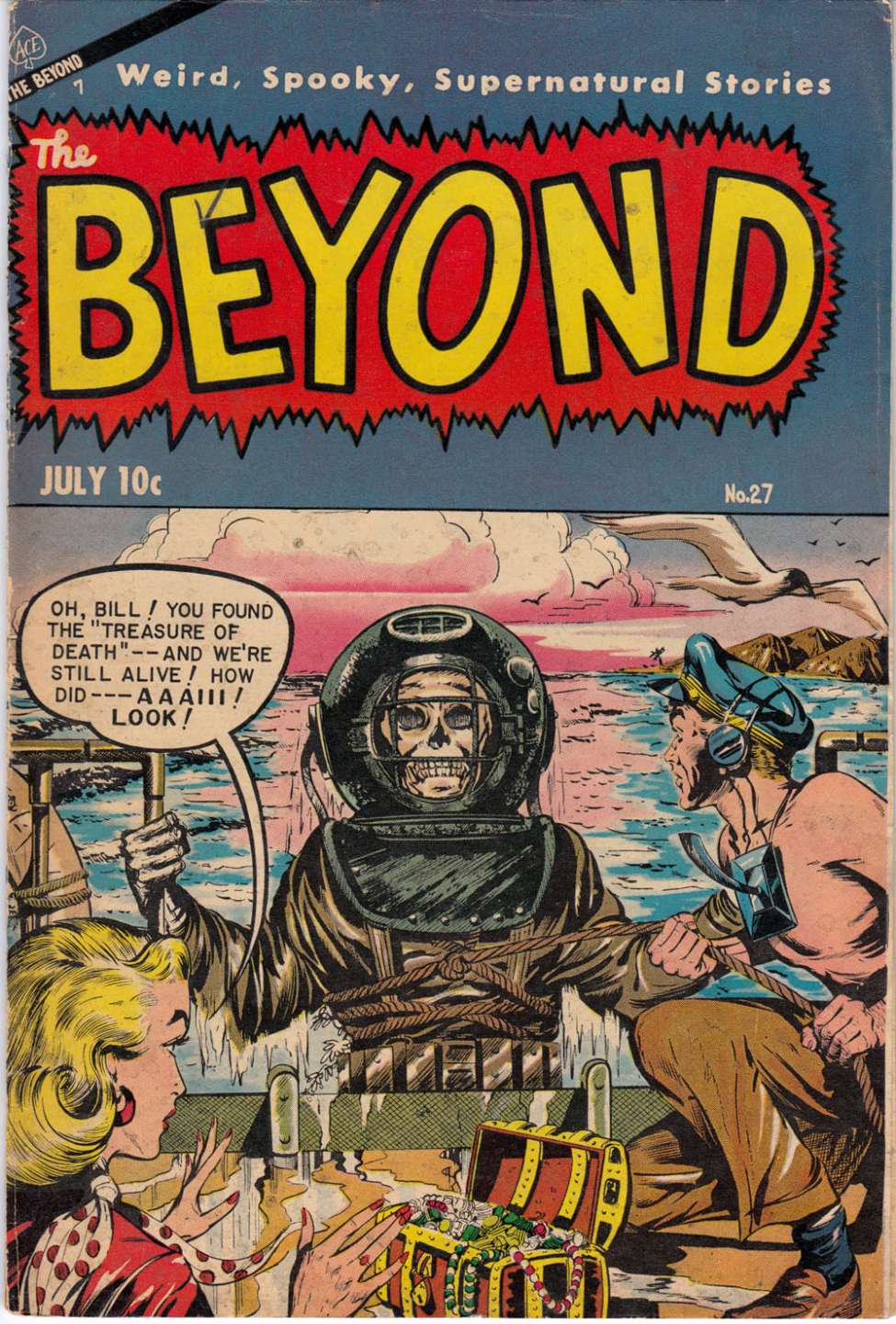 Comic Book Cover For The Beyond 27