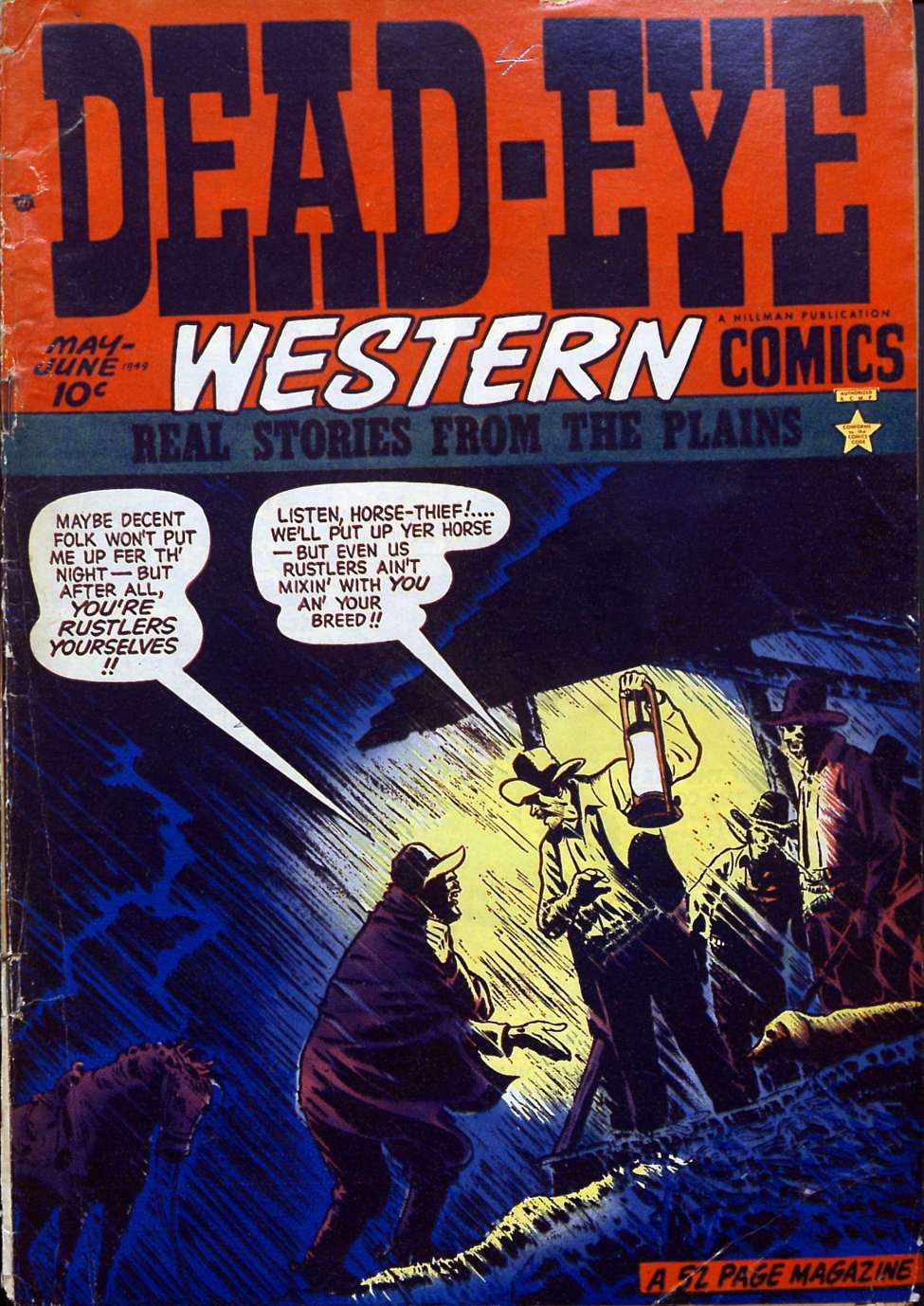 Comic Book Cover For Dead-Eye Western v1 4 (alt) - Version 2