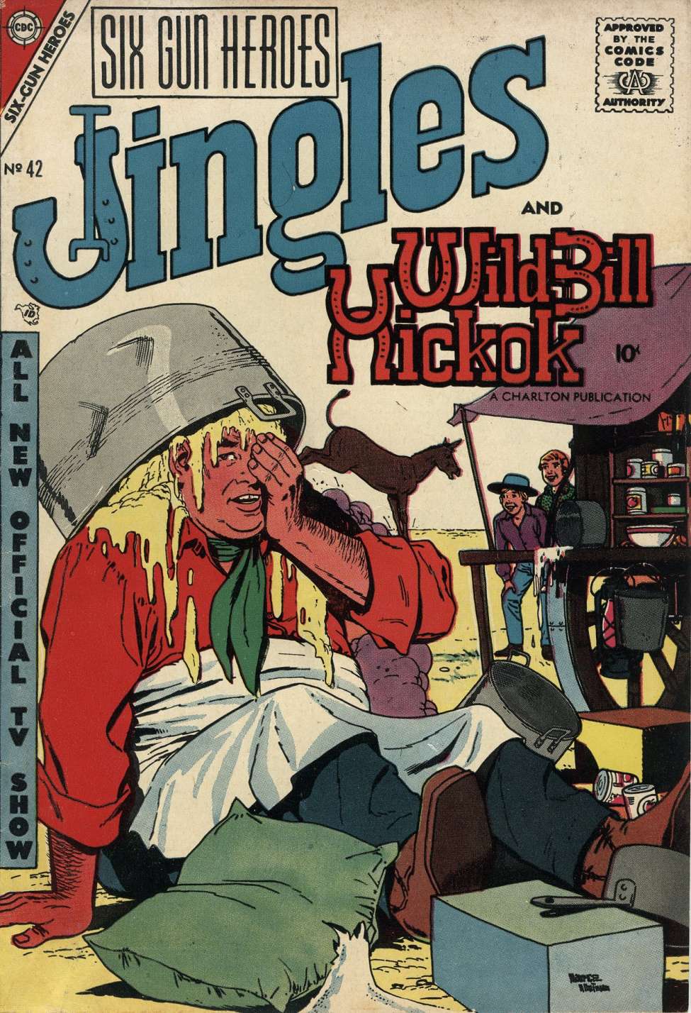 Comic Book Cover For Six-Gun Heroes 42