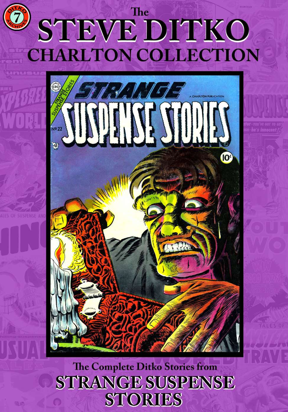 Book Cover For Steve Ditko Charlton Collection 7 - Strange Suspense Stories