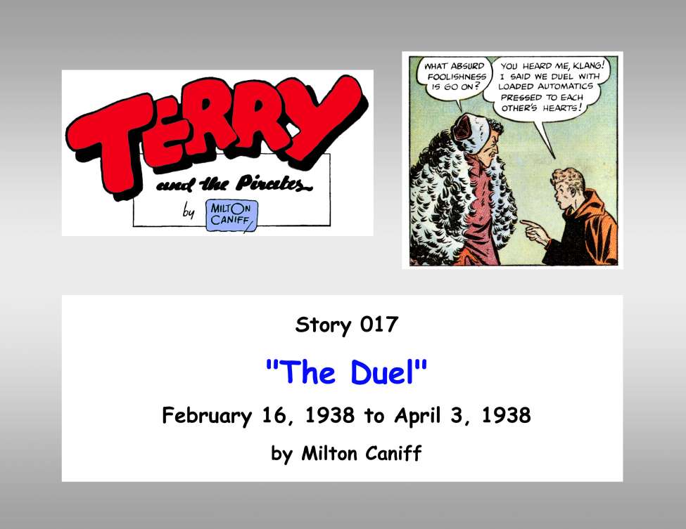 Comic Book Cover For Terry and the Pirates 17 C a) The Duel