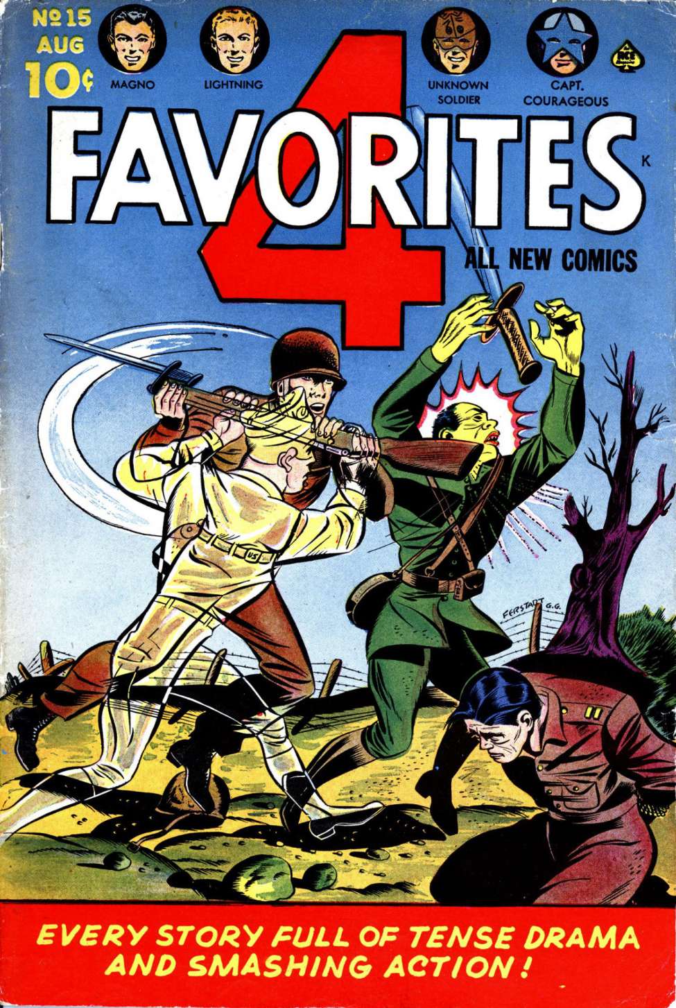 Comic Book Cover For Four Favorites 15 - Version 1