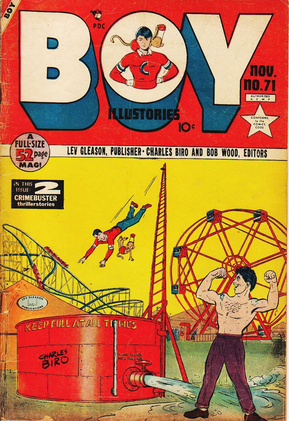 Comic Book Cover For Boy Comics 71