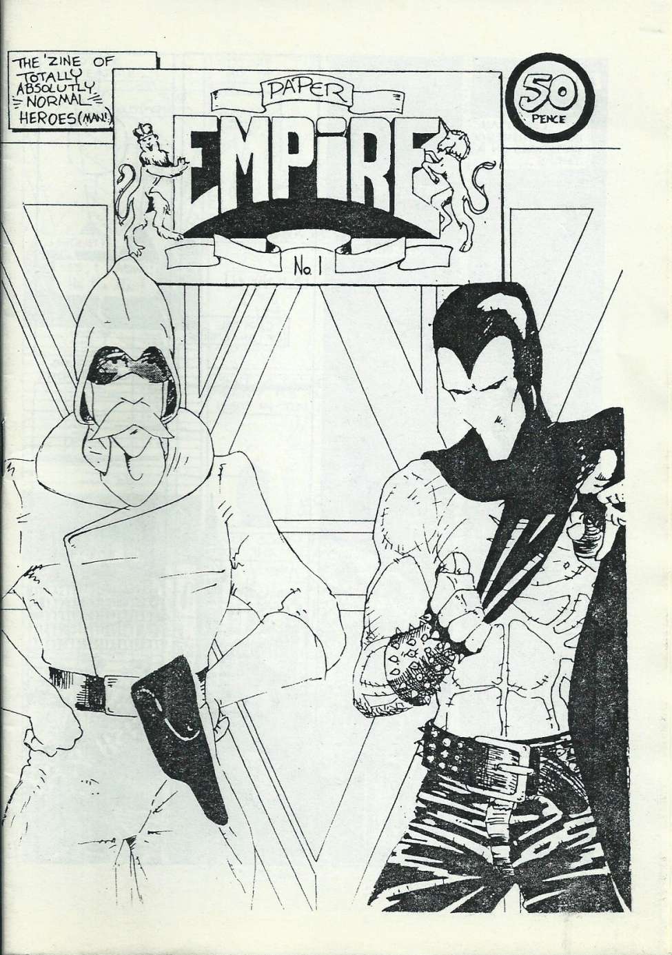 Comic Book Cover For Paper Empire 1