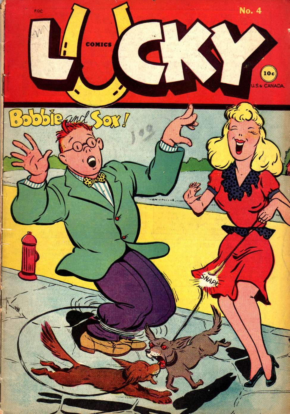 Comic Book Cover For Lucky Comics 4