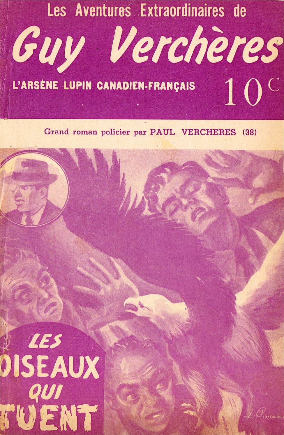 Book Cover For Guy-Vercheres v2 38 - Les oiseaux qui tuent