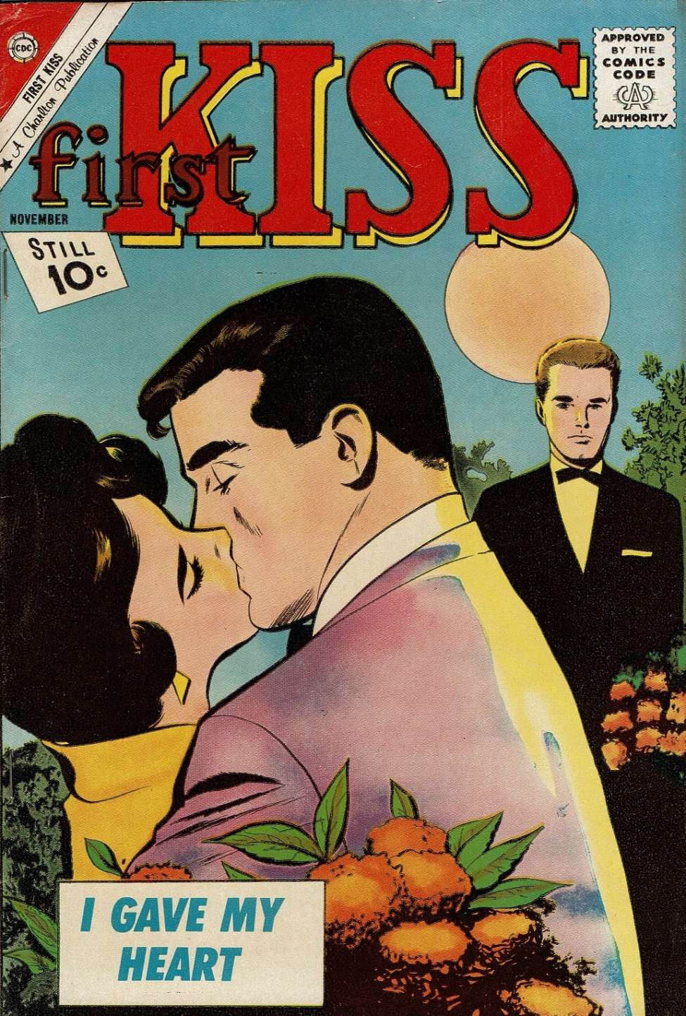 Comic Book Cover For First Kiss 23