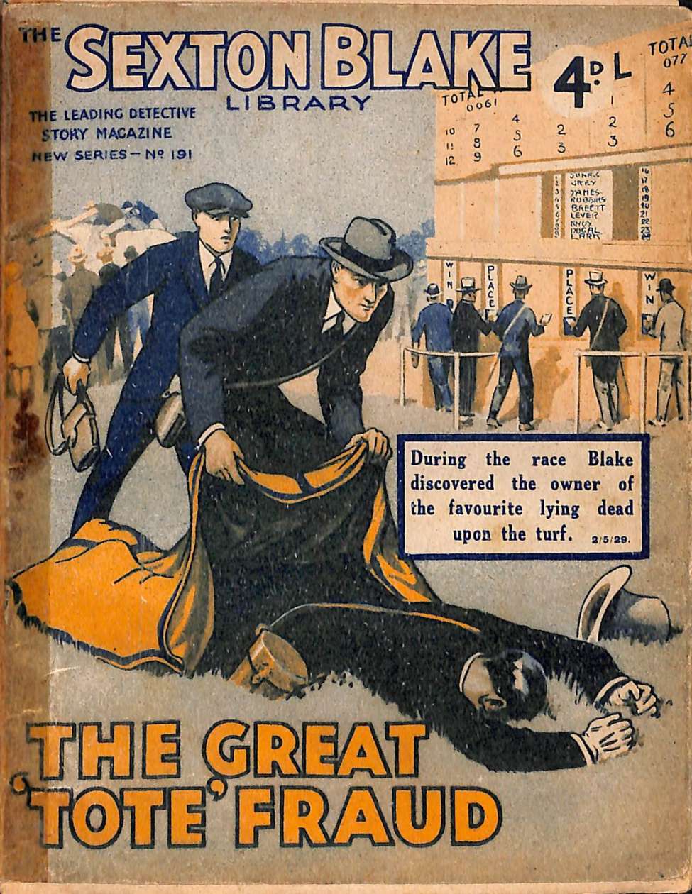 Comic Book Cover For Sexton Blake Library S2 191 - The Great 'Tote' Fraud