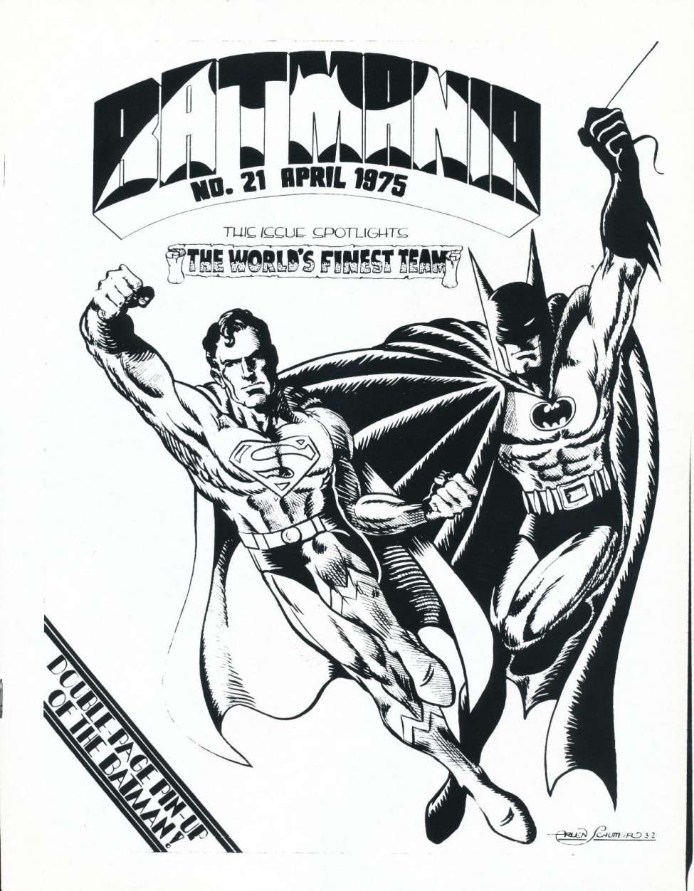 Comic Book Cover For Batmania 21