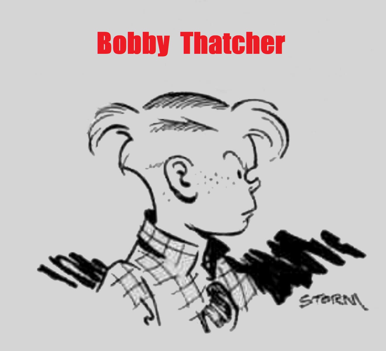 Comic Book Cover For Bobby Thatcher