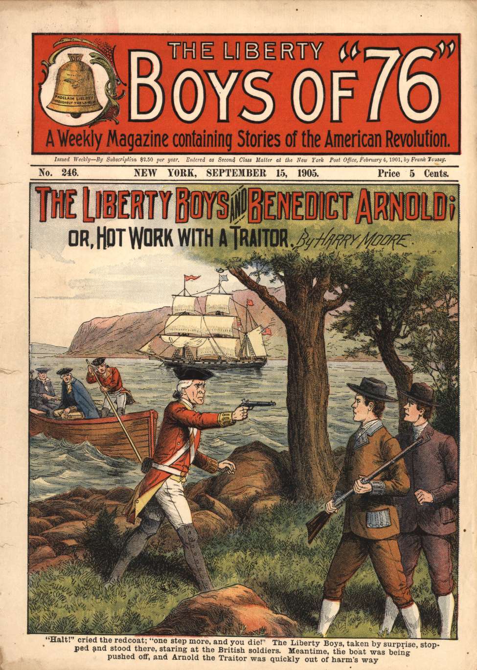 Book Cover For The Liberty Boys of 76 246 - The Liberty Boys and Benedict Arnold