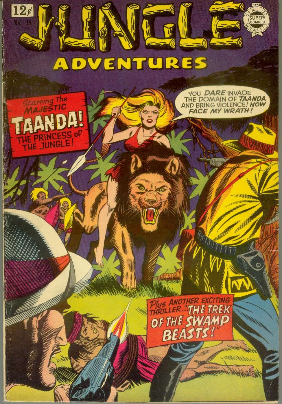 Comic Book Cover For Jungle Adventures 18