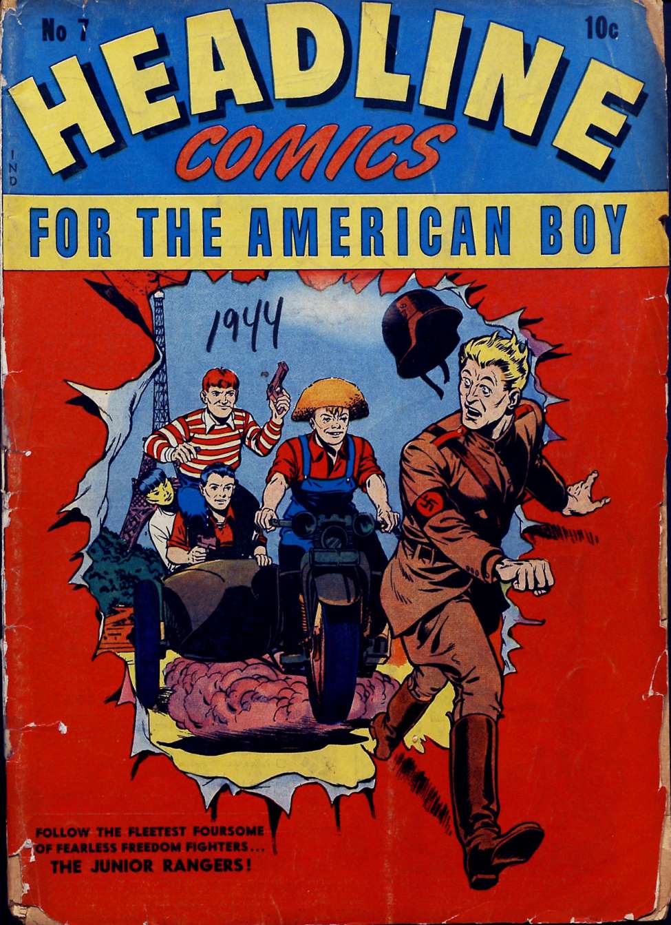 Comic Book Cover For Headline Comics 7 (alt) - Version 2