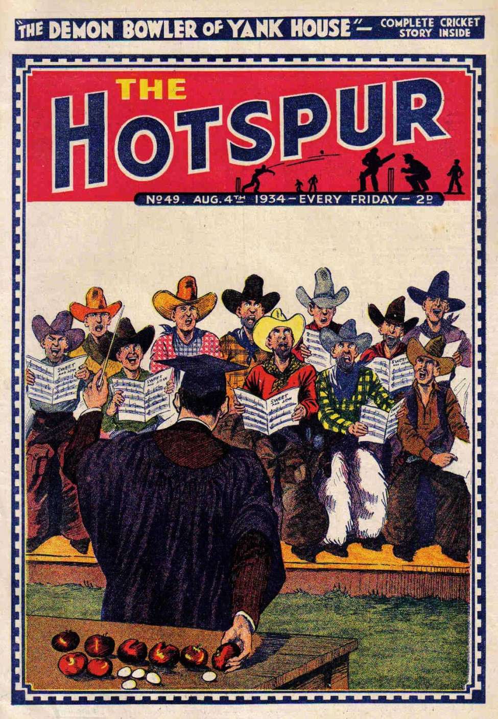 Comic Book Cover For The Hotspur 49