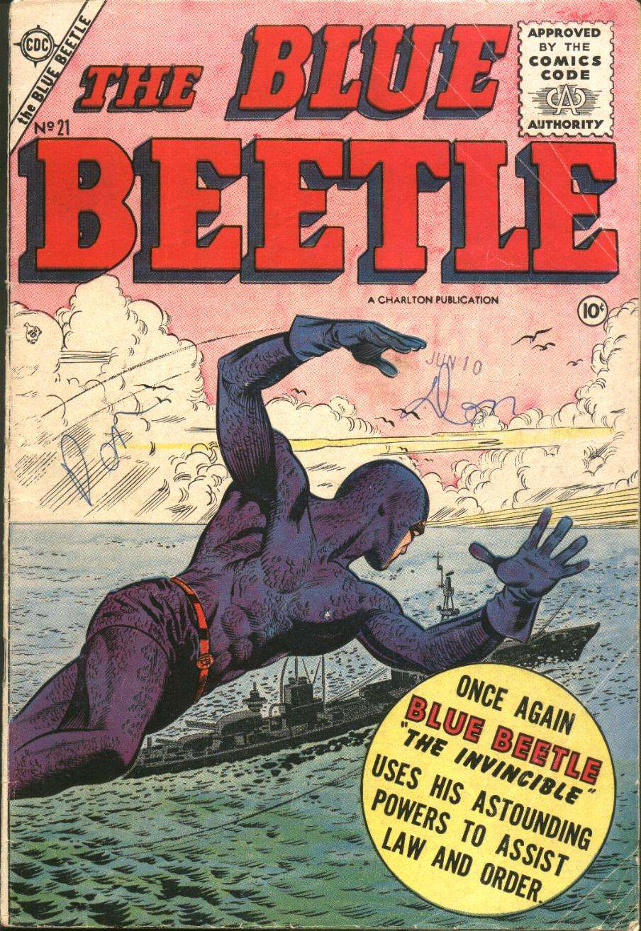 Book Cover For Blue Beetle (1955) 21