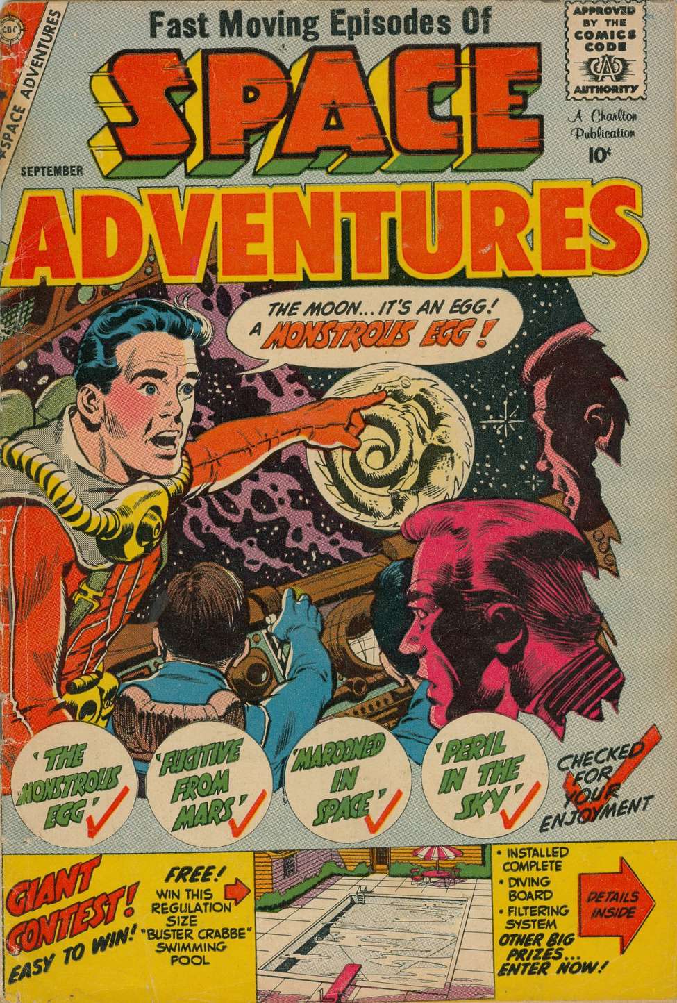 Comic Book Cover For Space Adventures 30