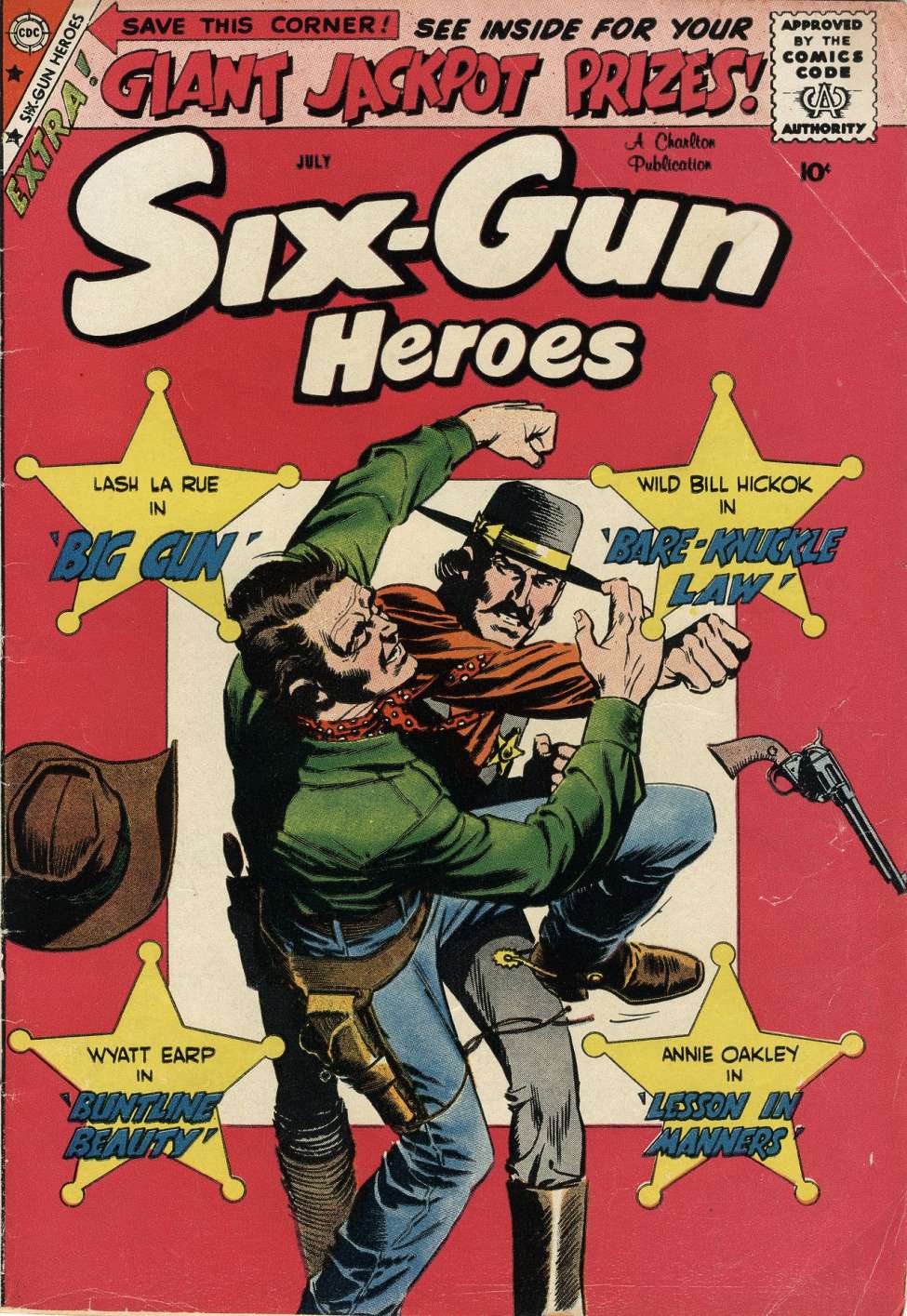 Comic Book Cover For Six-Gun Heroes 52