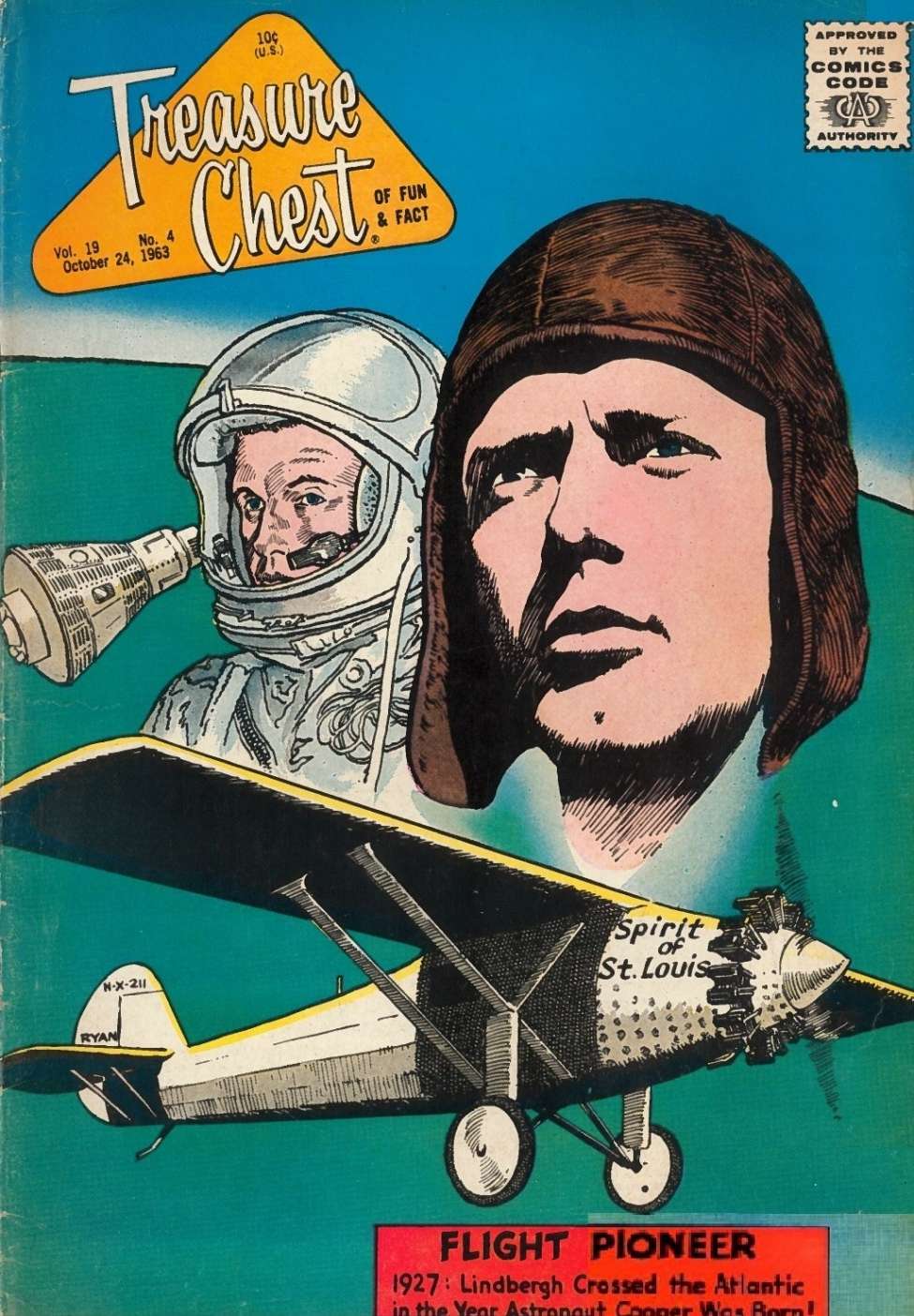 Comic Book Cover For Treasure Chest of Fun and Fact v19 4 - Version 2