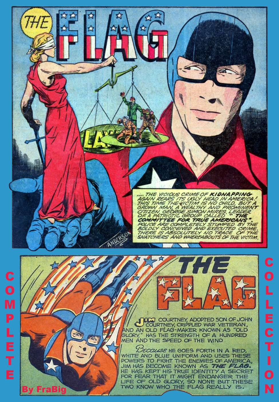 Comic Book Cover For Flag Complete Collection
