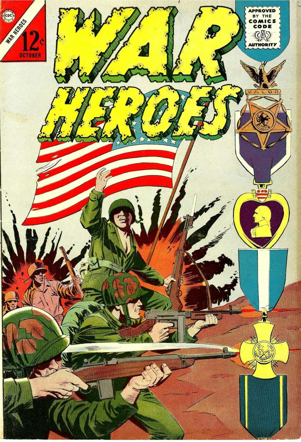 Comic Book Cover For War Heroes 10