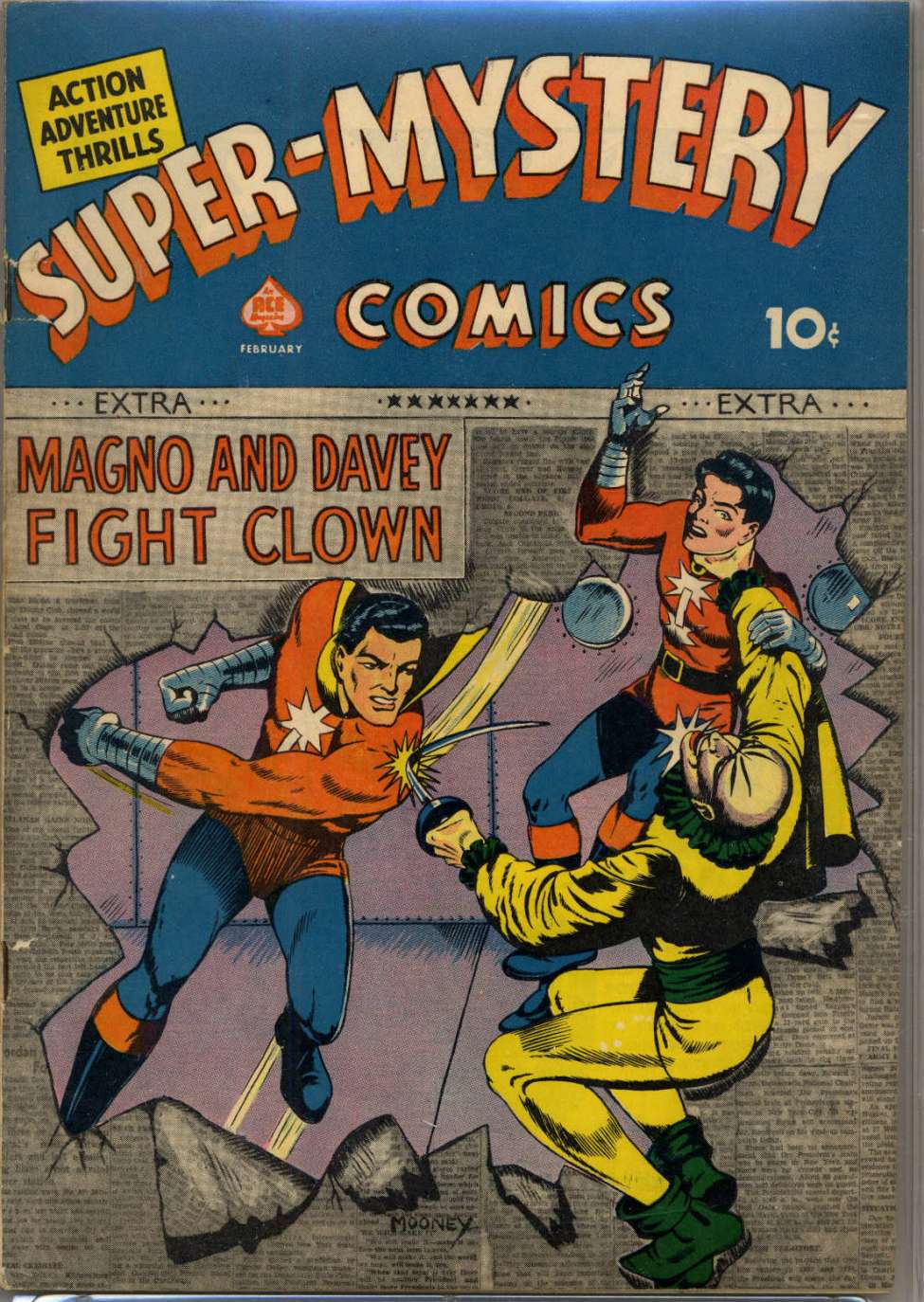 Comic Book Cover For Super-Mystery Comics v1 6