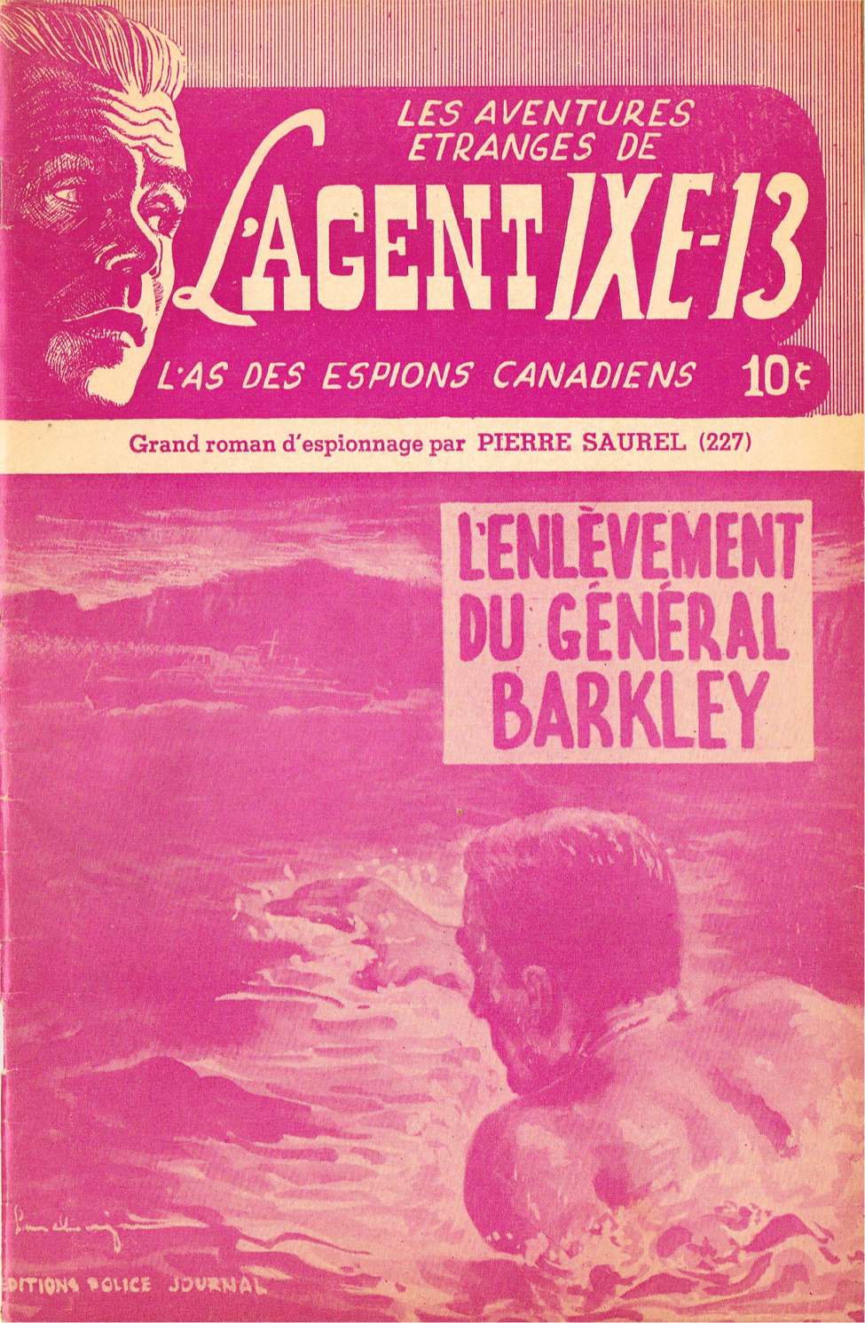 Book Cover For L'Agent IXE-13 v2 227 - L'enlèvement du général barkley