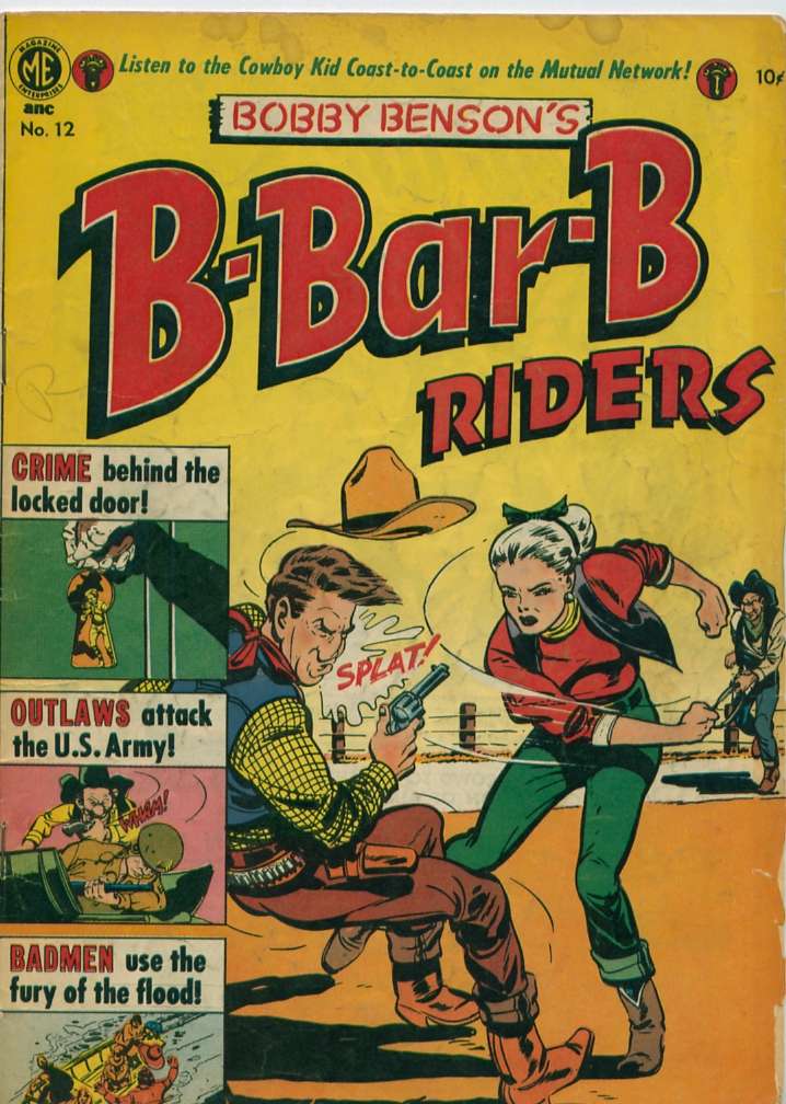 Comic Book Cover For Bobby Benson's B-Bar-B Riders 12