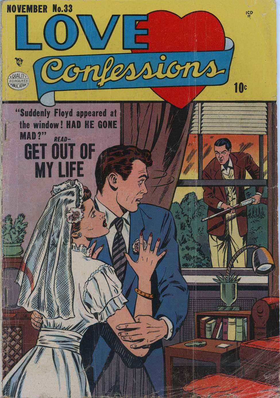 Comic Book Cover For Love Confessions 33