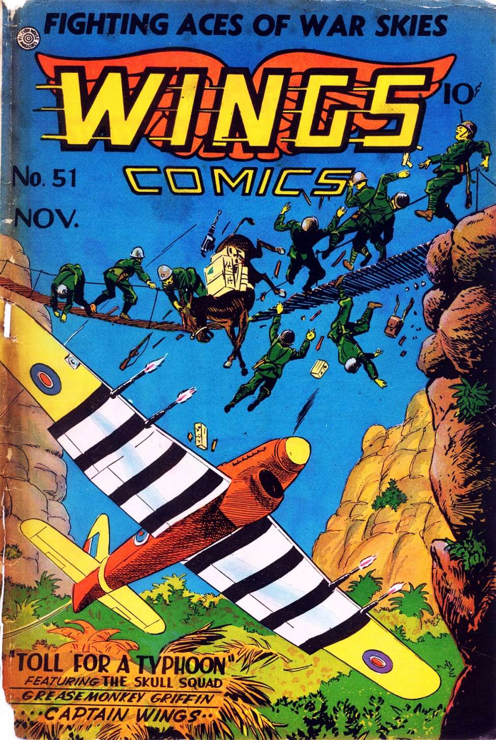 Comic Book Cover For Wings Comics 51