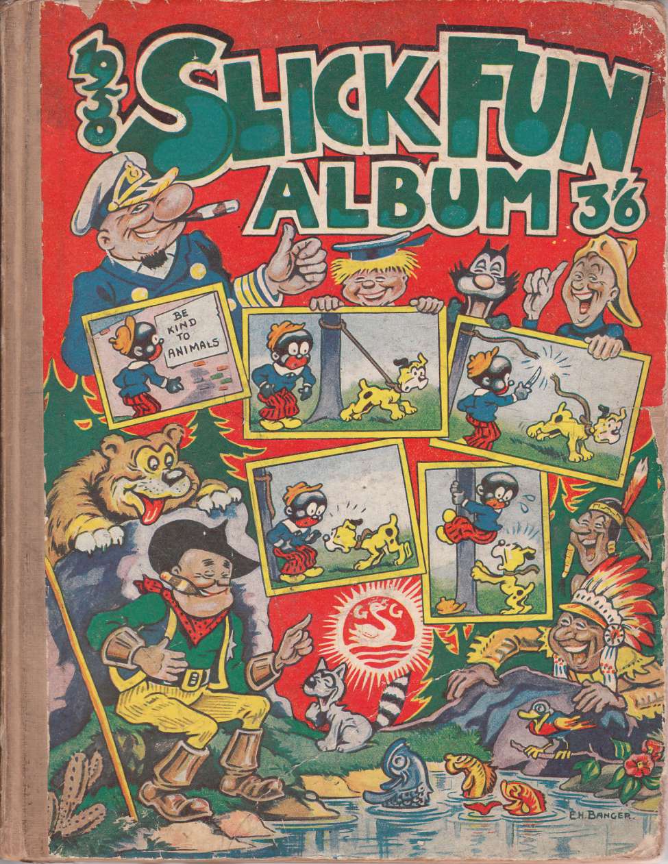 Comic Book Cover For Slick Fun Album 1950