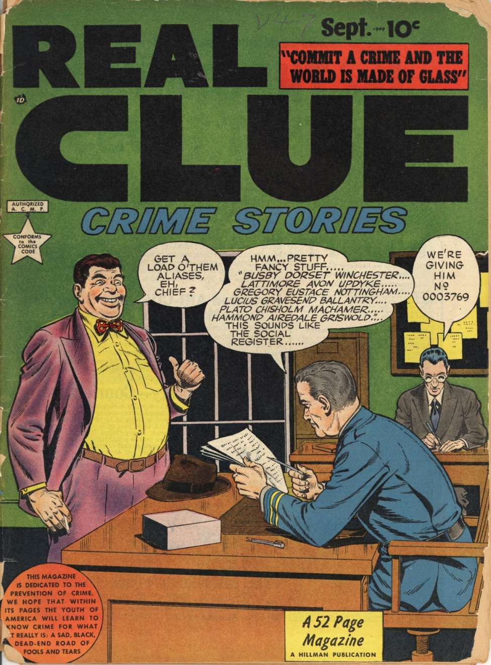 Book Cover For Real Clue Crime Stories v4 7