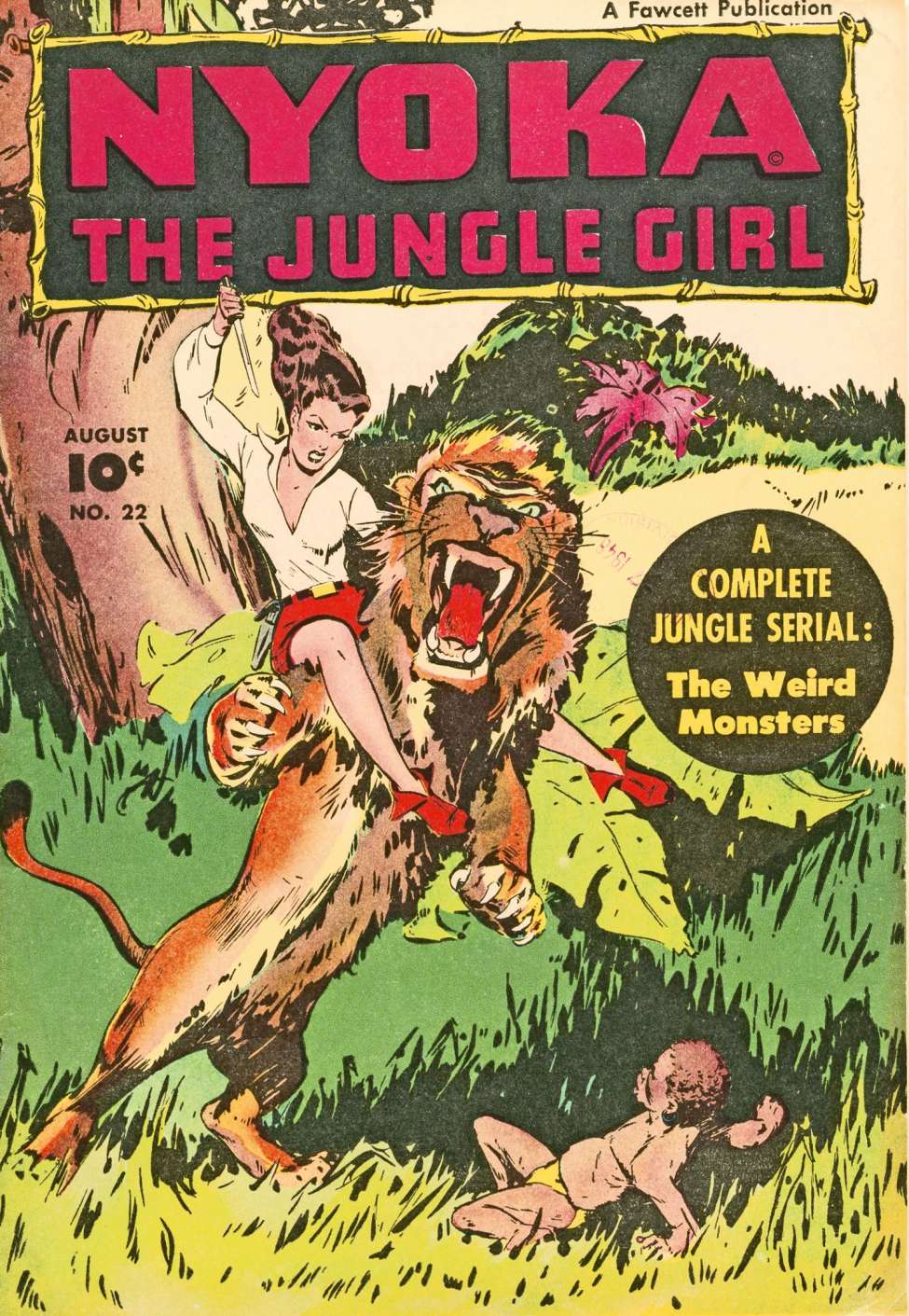 Comic Book Cover For Nyoka the Jungle Girl 22 - Version 2
