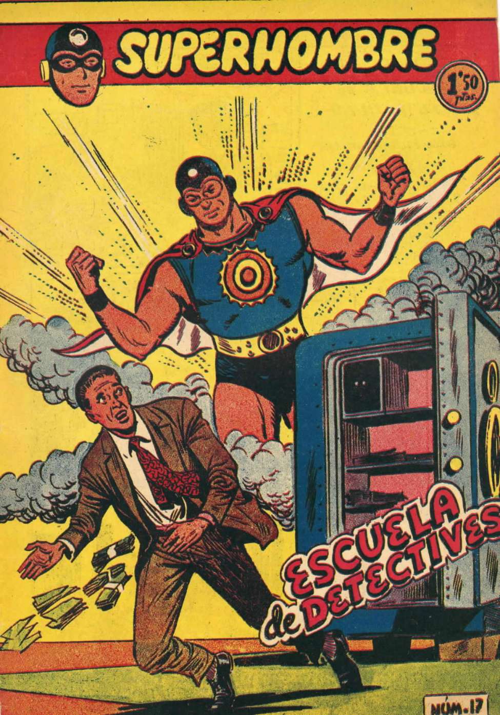 Comic Book Cover For SuperHombre 17 Escuela de detectives