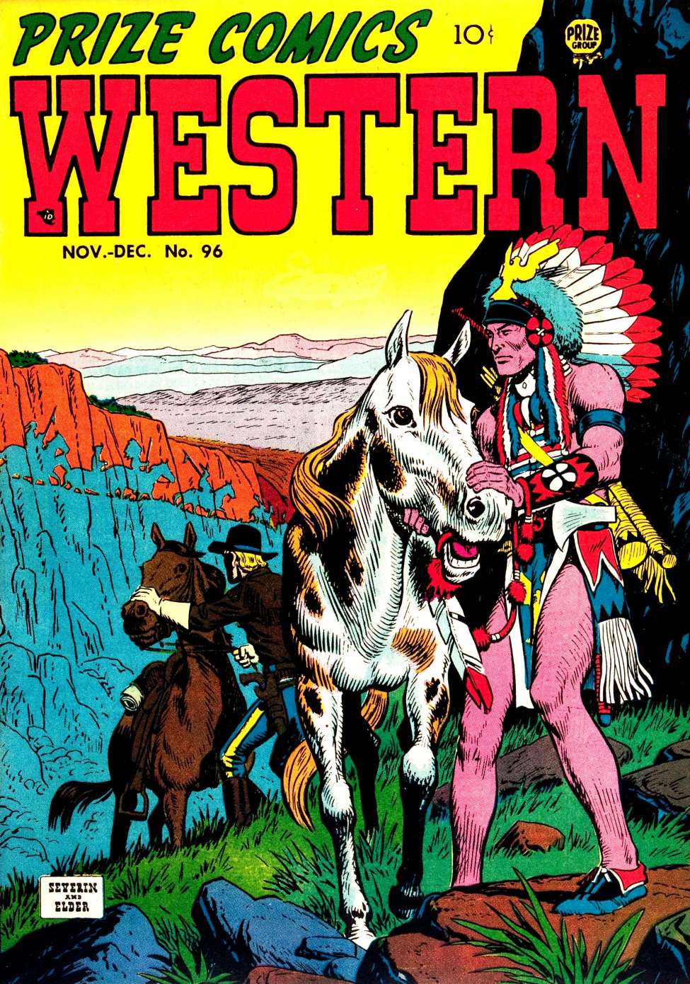 Book Cover For Prize Comics Western 96 - Version 1