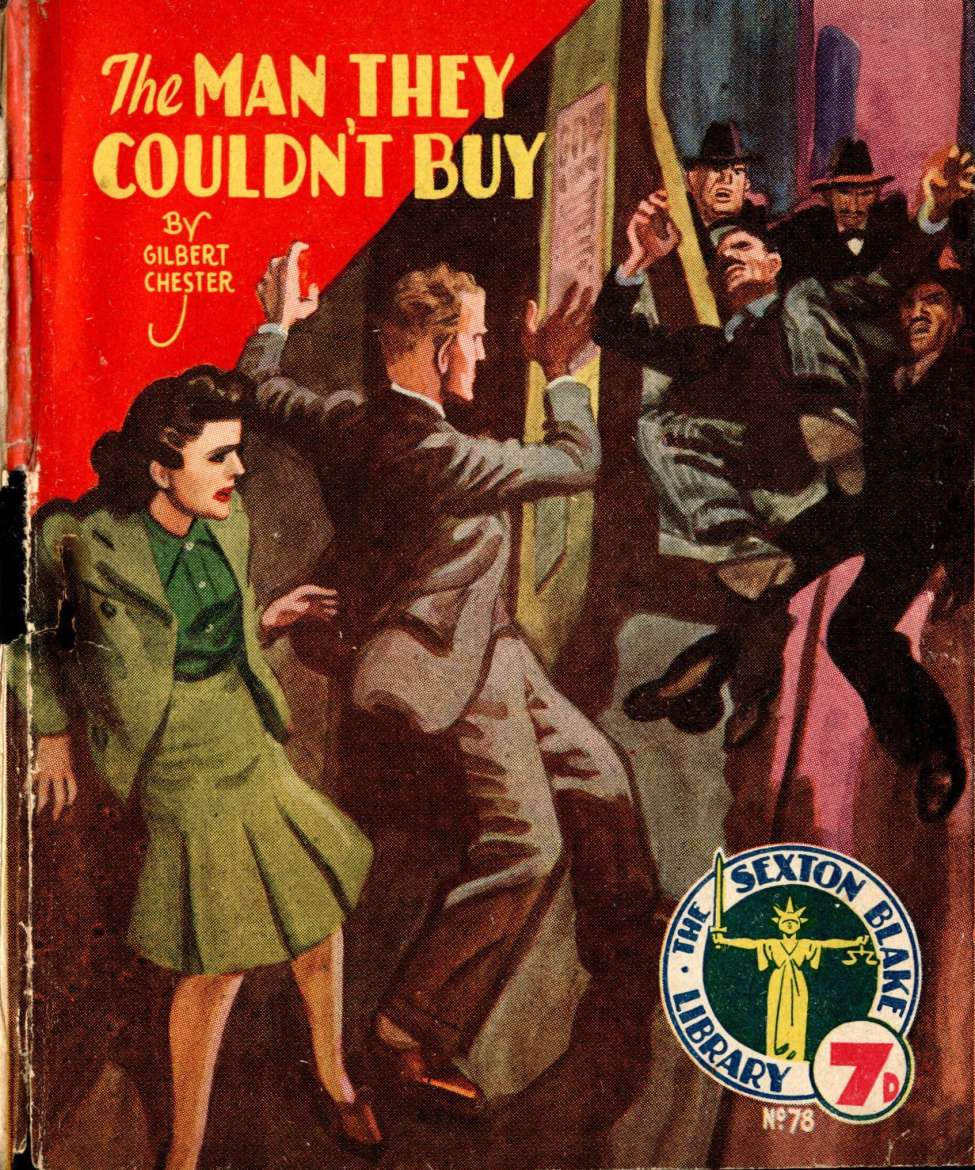 Comic Book Cover For Sexton Blake Library S3 78 - The Man They Couldn't Buy