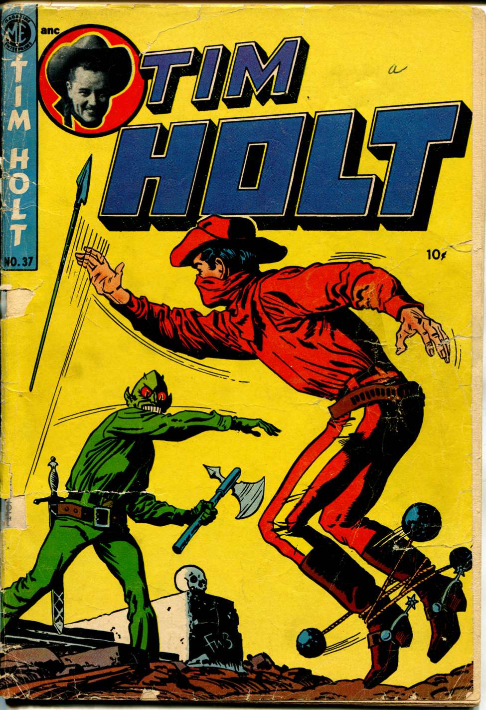 Comic Book Cover For Tim Holt 37