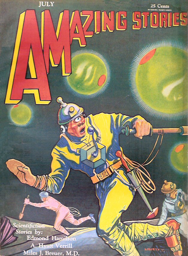 Book Cover For Amazing Stories v5 4 - The Message from Space - David M. Speaker