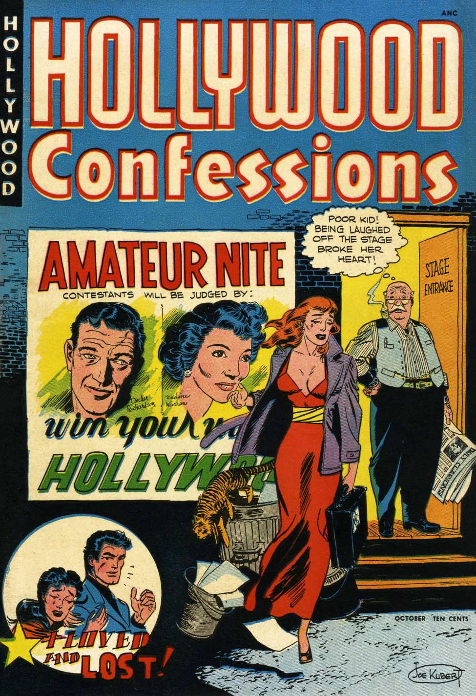 Comic Book Cover For Hollywood Confessions 1