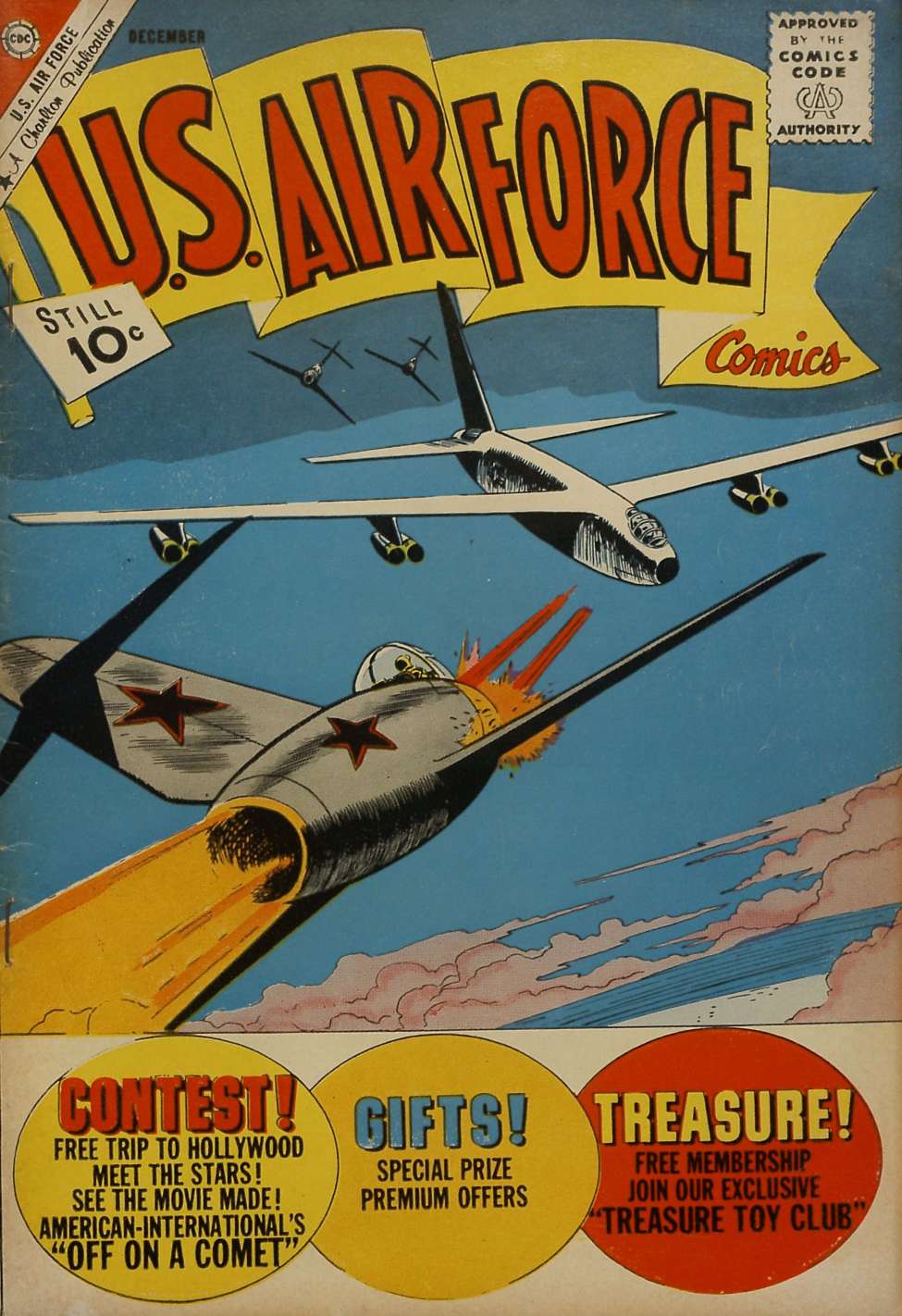 Book Cover For U.S. Air Force Comics 19 (alt) - Version 2