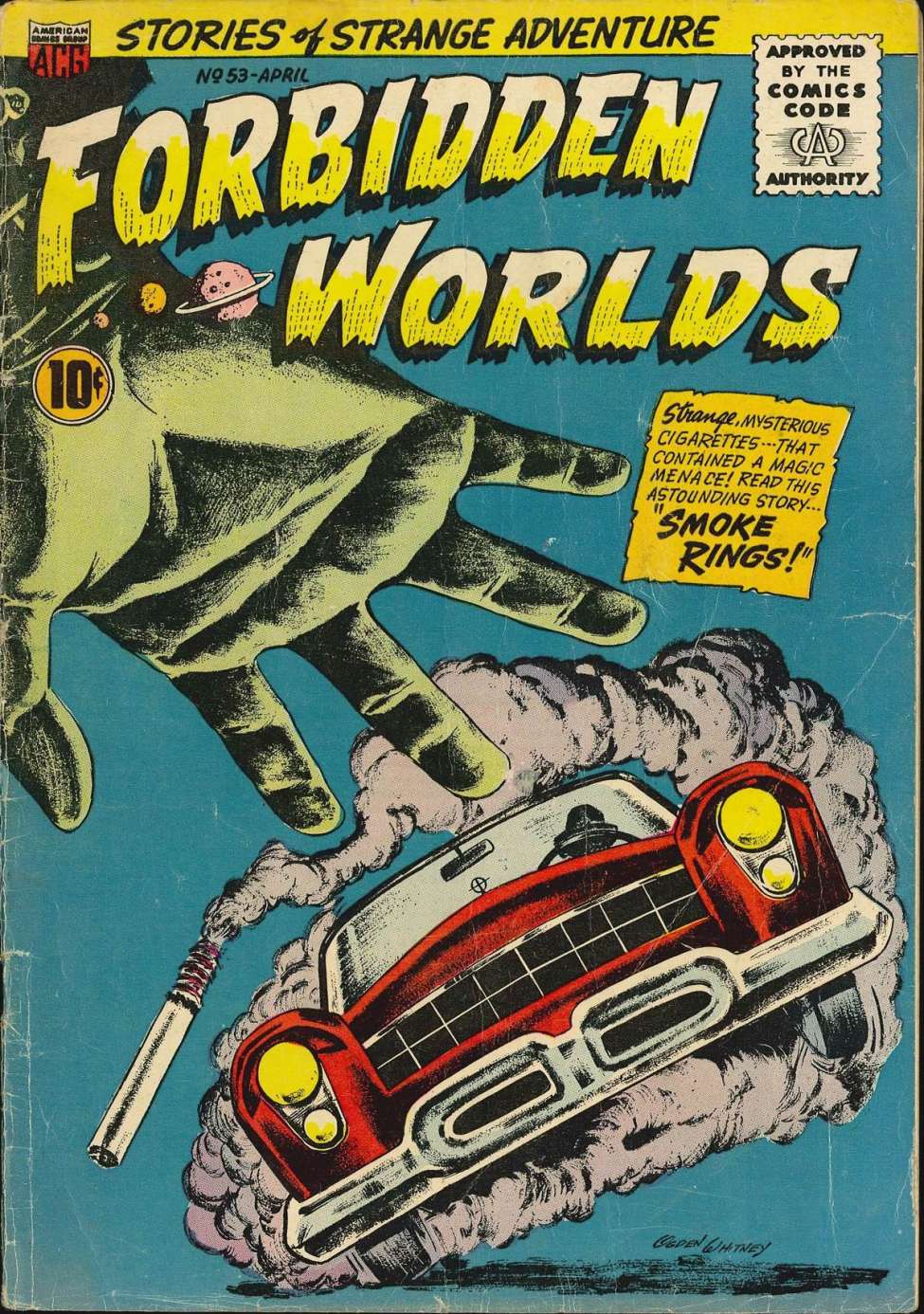 Comic Book Cover For Forbidden Worlds 53