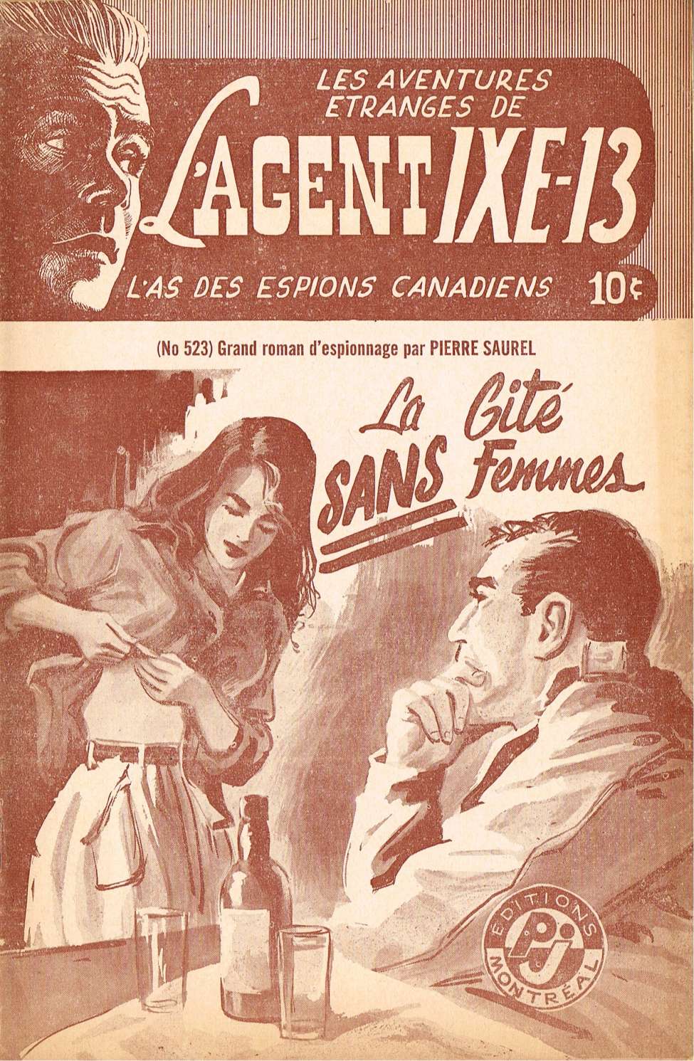 Book Cover For L'Agent IXE-13 v2 523 - La cité sans femmes