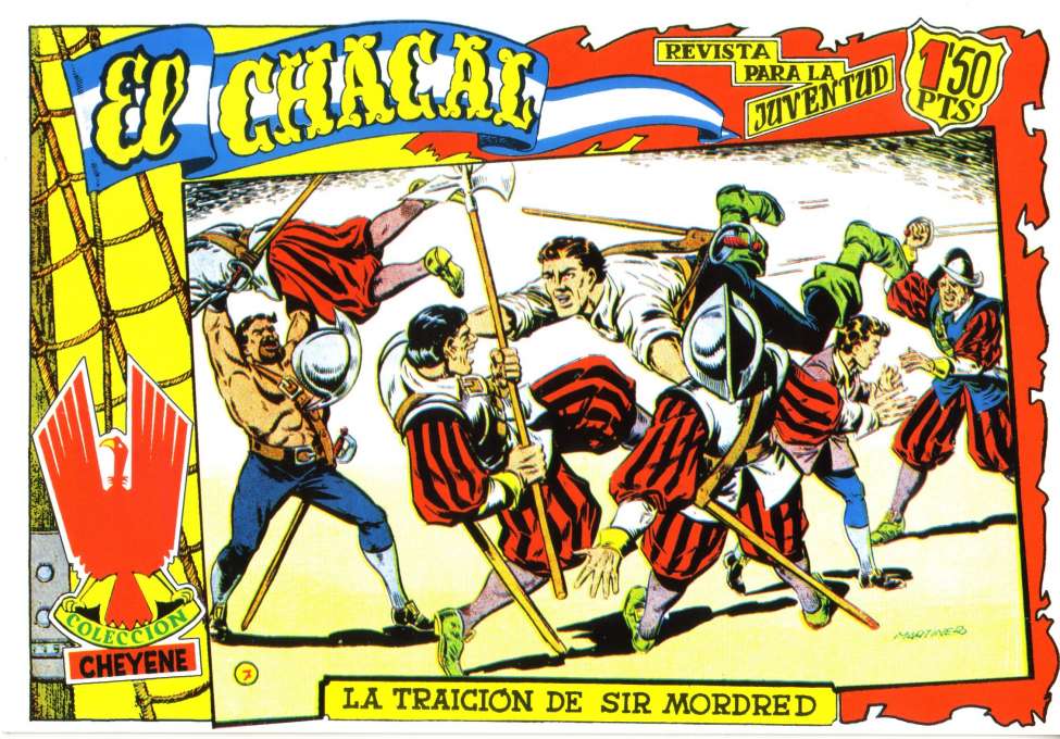 Comic Book Cover For El Chacal 7 - La Traición De Sir Mordred