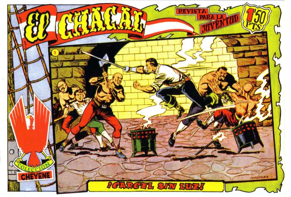Comic Book Cover For El Chacal 3 - Cárcel Sin Luz!