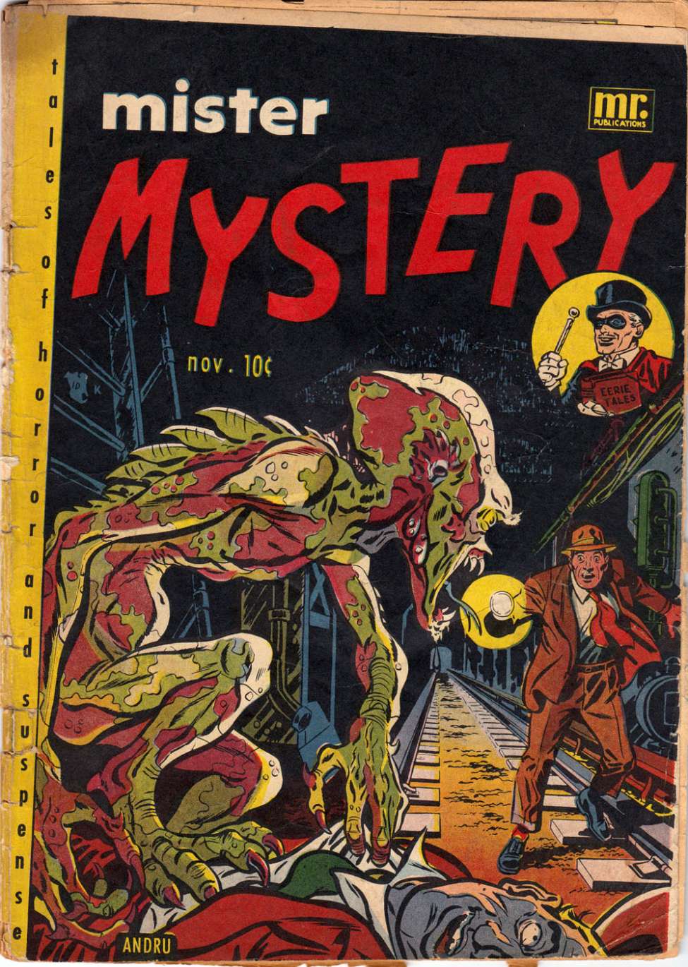 Comic Book Cover For Mister Mystery 2