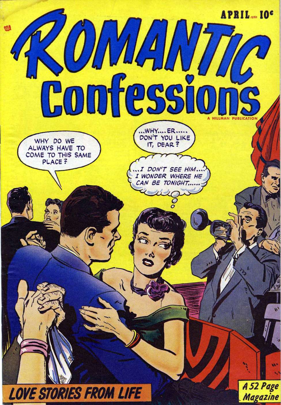 Comic Book Cover For Romantic Confessions v1 7