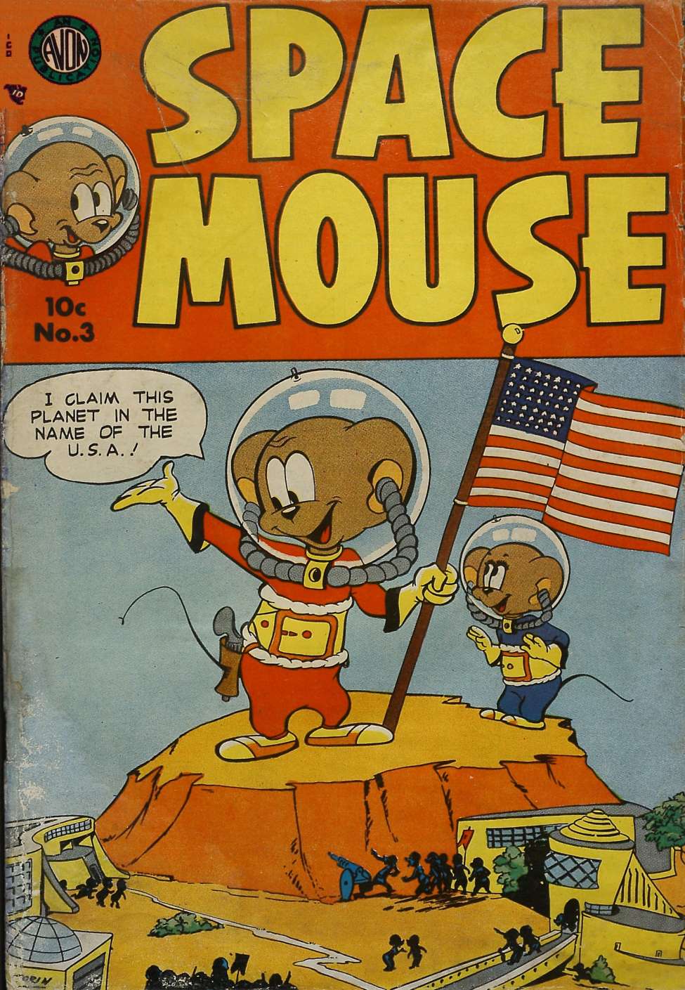 Comic Book Cover For Space Mouse 3